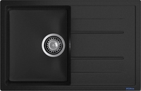 Кухонная мойка GranFest Quadro 780L (черный) - фото
