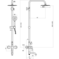 Душевая система Fmark FS8245H - фото2