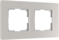 Рамка Werkel Senso W0023117 (дымчатый/стекло Soft-Touch) - фото