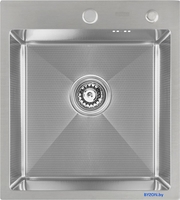 Кухонная мойка ARFEKA ECO AR 450*500 SATIN DECOR - фото