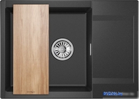 Кухонная мойка Granula ES-7003 (черный) - фото