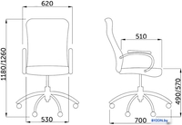 Офисное кресло AksHome Star Eco (черный) - фото2