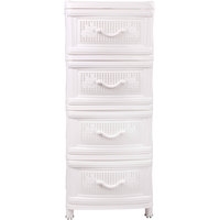 Комод Альтернатива 4-х секционный (белый) М5507 - фото2, картинка2 Комод Альтернатива 4-х секционный (белый) М5507 - фото2
