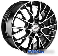 Литые диски X'trike X-135 16x6.5" 5x114.3мм DIA 60.1мм ET 40мм BK/FP - фото