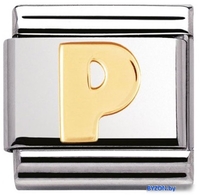 Звено для браслета NominatioN Буква P 030101/16 - фото, картинка Звено для браслета NominatioN Буква P 030101/16 - фото