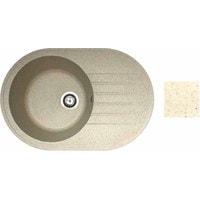 Кухонная мойка БелЭворс Rondo R (бежевый, без сифона) - фото