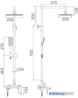 Душевая система Ledeme L2414B - фото2