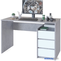 Стол Сокол СПм-21 (бетон/белый) - фото, картинка Стол Сокол СПм-21 (бетон/белый) - фото