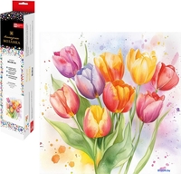 Алмазная мозаика Феникс+ Акварельные тюльпаны 70800 - фото2