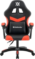 Игровое (геймерское) кресло Defender Runa (черный/красный) - фото2