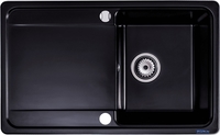 Кухонная мойка Kernau KGS Z 4575 1B1D Deep Black - фото