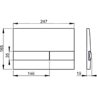 Панель смыва Alcaplast M1721 - фото2, картинка2 Панель смыва Alcaplast M1721 - фото2
