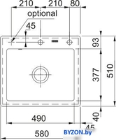Кухонная мойка Franke Mythos MTK 610-49 124.0442.552 (черный матовый) - фото2