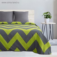 Постельное белье Этель Зеленый шеврон 2565783 - фото