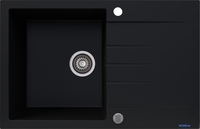 Кухонная мойка Kernau KGS V 45A 1B1D Deep Black - фото