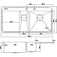 Кухонная мойка Omoikiri Akisame 100-2-GM-L [4993103] - фото2