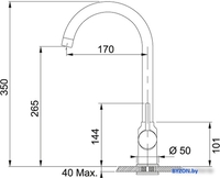 Смеситель Franke Pola (оникс) [115.0298.093] - фото2