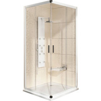 Душевой уголок Ravak Blix BLRV2K 100x100 (серебристый/прозрачное) - фото