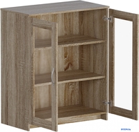 Тумба Mio Tesoro Сириус 2 двери со стеклом 78x95 2.02.03.360.3 (дуб сонома) - фото2, картинка2 Тумба Mio Tesoro Сириус 2 двери со стеклом 78x95 2.02.03.360.3 (дуб сонома) - фото2