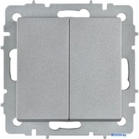 Выключатель перекрестный IEK Brite BR-V23-0-10-K47 (алюминий) - фото2