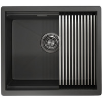 Кухонная мойка Granula KS-5045U (черный матовый) - фото