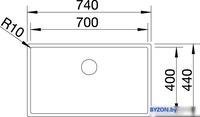 Кухонная мойка Blanco Claron 700-IF-U Durinox 523387 - фото2, картинка2 Кухонная мойка Blanco Claron 700-IF-U Durinox 523387 - фото2