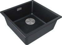 Кухонная мойка Paulmark IT-Granit Lumi 45 Uni-Skew LU45SK-BLM - фото2