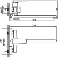 Смеситель Ledeme L2278 - фото2, картинка2 Смеситель Ledeme L2278 - фото2