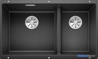 Кухонная мойка Blanco Subline 430/270-U (антрацит) 523151 - фото, картинка Кухонная мойка Blanco Subline 430/270-U (антрацит) 523151 - фото