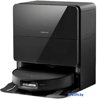 Робот-пылесос Roborock Robotic Vacuum Cleaner+Empty Wash Fill Dock S9 MaxV Ultra S90VER S9MVU52-02 (с русской озвучкой, черный) - фото