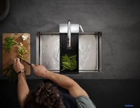 Кухонная мойка Hansgrohe S71 S719-U660 Under-mount sink 660 43428800 - фото2