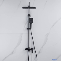 Душевая система Shevanik S4436H (черный) - фото2