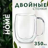 Кружка Sundays Home HGT-06/4 (350 мл) - фото, картинка Кружка Sundays Home HGT-06/4 (350 мл) - фото