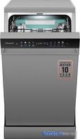 Отдельностоящая посудомоечная машина Weissgauff DW 4539 Inverter Touch AutoOpen Inox - фото