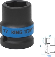 Головка слесарная King Tony 453517M - фото