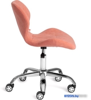 Кресло TetChair Selfi (флок, розовый) - фото2