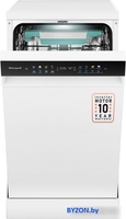 Отдельностоящая посудомоечная машина Weissgauff DW 4539 Inverter Touch AutoOpen White - фото