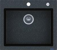 Кухонная мойка Kernau KGS H 60 1B Black Metallic - фото