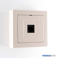 Розетка компьютерная Timex Jowisz JWBE-GTN12 (бежевый) - фото