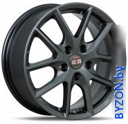 Литые диски Alcasta M59 16x6.5" 5x114.3мм DIA 67.1мм ET 38мм BKF - фото