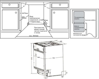 Встраиваемая посудомоечная машина Weissgauff BDW 4525 Infolight - фото2