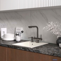 Кухонная мойка Reflexion Quadra RF0243WH - фото2