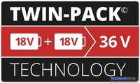 Набор аккумуляторов Einhell Twinpack 4511524 (18В/2.5 Ah) - фото2