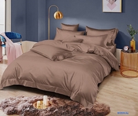 Постельное белье Реноме Евро Оливковая коллекция Молочный шоколад 18-1324 (поплин однотонный) - фото