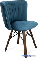 Стул Sheffilton SHT-ST36-1/S70 (тихий океан/темный орех/чёрный муар) - фото
