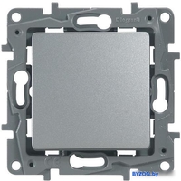 Выключатель Legrand Etika 672409 (алюминий) - фото