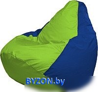 Кресло-мешок Flagman Груша Супер Мега 4XL Г5.1-159 (салатовый/синий) - фото