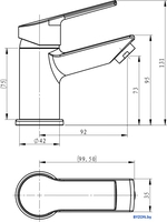 Смеситель Voda Rock RK26S - фото2, картинка2 Смеситель Voda Rock RK26S - фото2