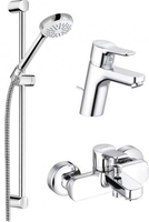 Комплект смесителей Kludi Pure Easy 376850565 - фото, картинка Комплект смесителей Kludi Pure Easy 376850565 - фото