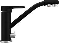 Смеситель MAUNFELD MFQT-10B (черный) - фото